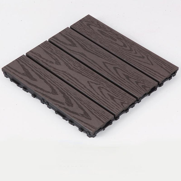 WPC Embossed Deck Tiles